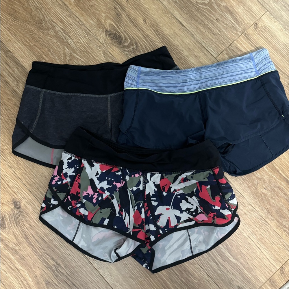 Lululemon Speed Up Shorts 2.5”, set of 3